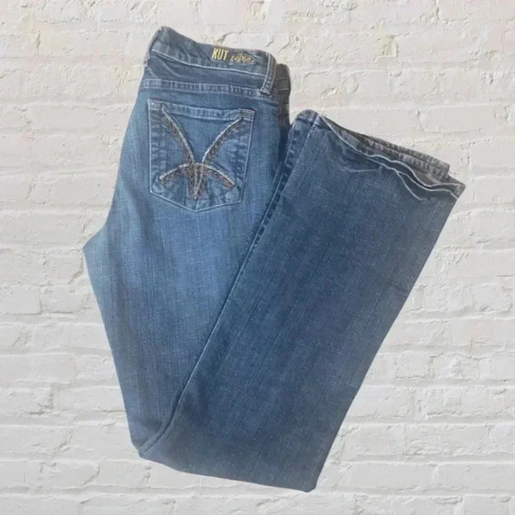 Kut from the Kloth Straight Leg Jeans - Picture 3 of 4